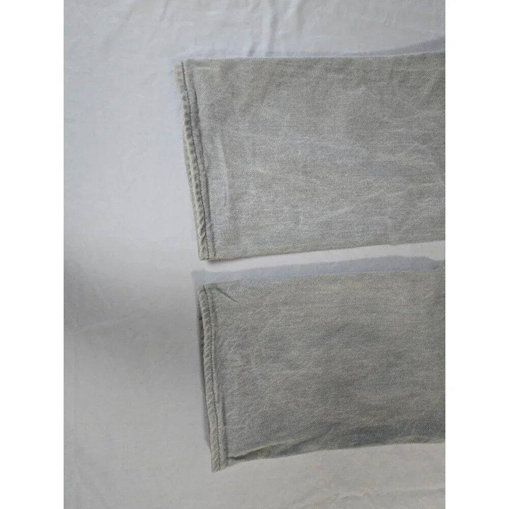 Levi's 501 Men Jeans 34x34 Gray Denim Straight Button Fly (Actual 34x32)